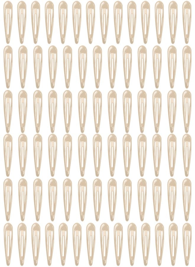 ايلان مجموعة إيلان من 80 قطعة من مشابك الشعر المعدنية للنساء، مشابك صغيرة للشعر الكثيف والناعم (بيج) - Image 1